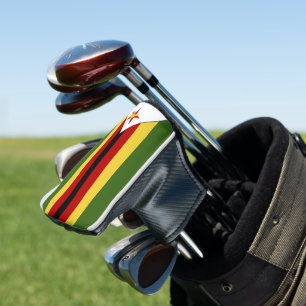Couvre-club De Golf drapeau du Zimbabwe