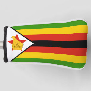 Couvre-club De Golf Drapeau du Zimbabwe patriotique Afrique
