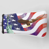 Couvre-club De Golf Drapeau d'Usa (Devant)