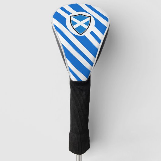 Couvre-club De Golf Drapeau écossais (Devant)