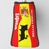 Couvre-club De Golf Drapeau espagnol (Tourné à 90°)