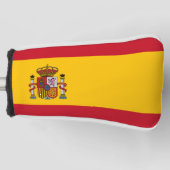 Couvre-club De Golf Drapeau espagnol (Devant)