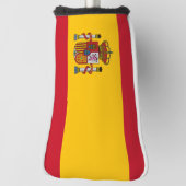 Couvre-club De Golf Drapeau espagnol (Tourné à 90°)
