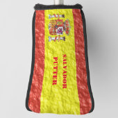 Couvre-club De Golf Drapeau espagnol (Tourné à 90°)