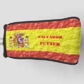 Couvre-club De Golf Drapeau espagnol (Devant)