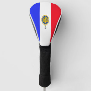 Couvre-club De Golf Drapeau français d'Emblem