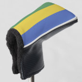 Couvre-club De Golf Drapeau Gabon (Devant 3/4)
