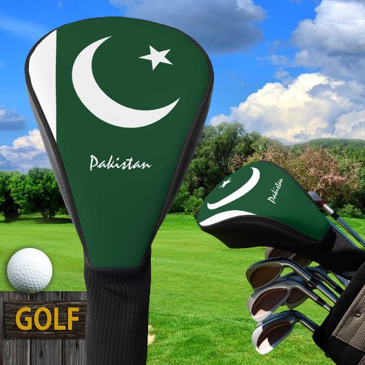 Couvre-club De Golf Drapeau Golf Pakistan & Pakistan / Couvertures de 