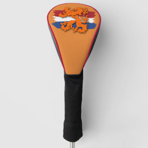 Couvre-club De Golf Drapeau hollandais Orange Lion Team Holland Golfer