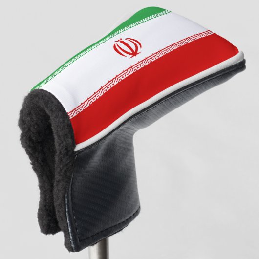 Couvre-club De Golf Drapeau Iran (Devant 3/4)