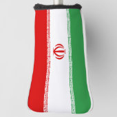 Couvre-club De Golf Drapeau Iran (Tourné à 90°)