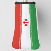 Couvre-club De Golf Drapeau iranien (Tourné à 90°)
