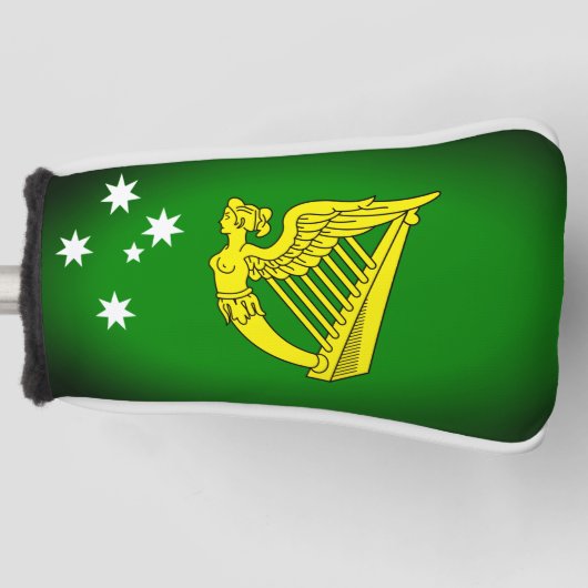 Couvre-club De Golf Drapeau irlandais australien (Devant)