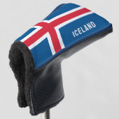 Couvre-club De Golf Drapeau Islande (Devant 3/4)