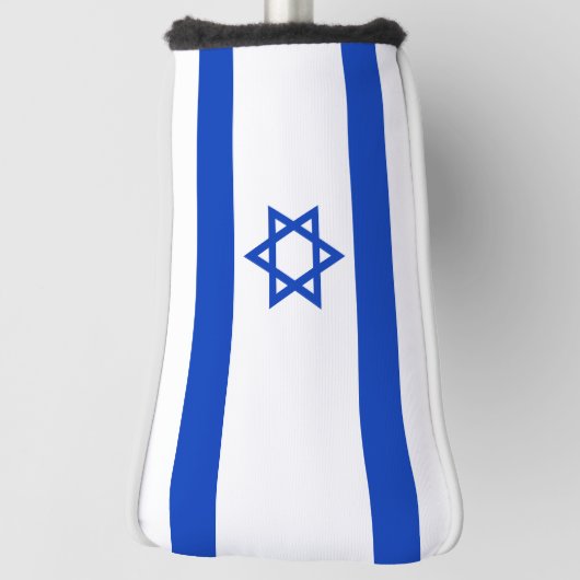Couvre-club De Golf Drapeau Israël (Tourné à 90°)