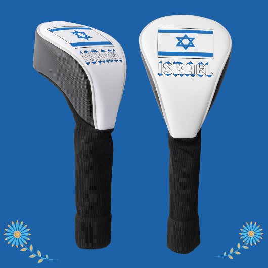 Couvre-club De Golf Drapeau israélien et Israël