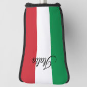 Couvre-club De Golf Drapeau italien & Golf Italie sports Couvertures / (Tourné à 90°)