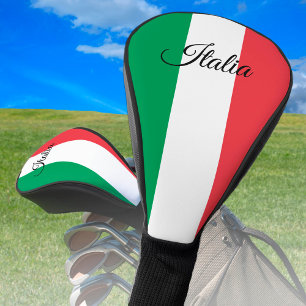 Couvre-club De Golf Drapeau italien & Golf Italie sports Couvertures /