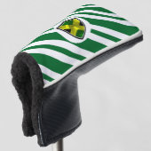 Couvre-club De Golf Drapeau jamaïcain (Devant 3/4)