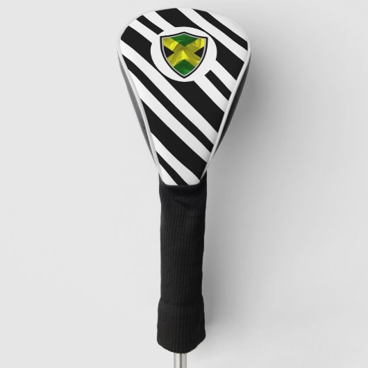 Couvre-club De Golf Drapeau jamaïcain (Devant)