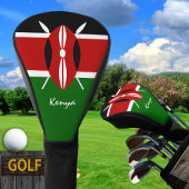 Couvre-club De Golf Drapeau kenyan & Golf Couvertures sportives Kenya