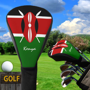 Couvre-club De Golf Drapeau kenyan & Golf Couvertures sportives Kenya 