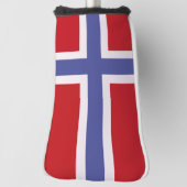 Couvre-club De Golf Drapeau norvégien (Tourné à 90°)