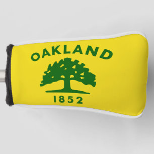 Couvre-club De Golf Drapeau Oakland, Californie Housse de tête de golf