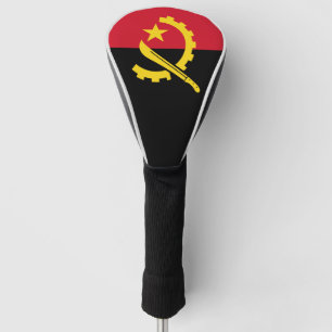 Couvre-club De Golf Drapeau patriotique angolais