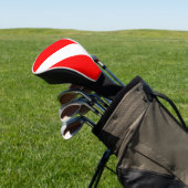 Couvre-club De Golf Drapeau Plongée Plongée Plongée Plongée Diver Down (In Situ)