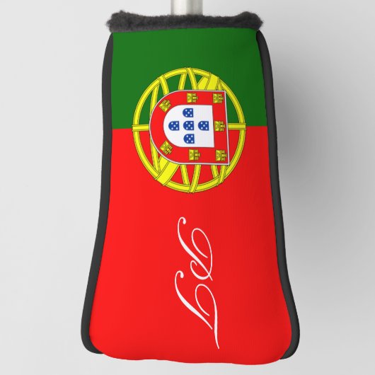Couvre-club De Golf Drapeau Portugal monogrammé couverture de la tête (Tourné à 90°)