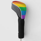 Couvre-club De Golf Drapeau Rainbow LGBT (Incliné)