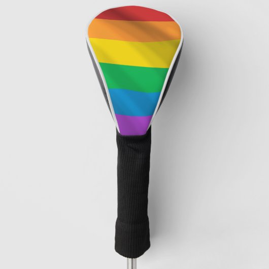 Couvre-club De Golf Drapeau Rainbow LGBT (Devant)