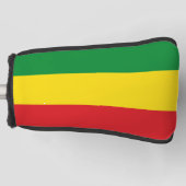 Couvre-club De Golf Drapeau rastafarien Rasta Ethiopie (Devant)