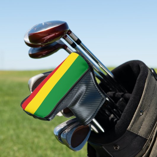 Couvre-club De Golf Drapeau rastafarien Rasta Ethiopie (In Situ)
