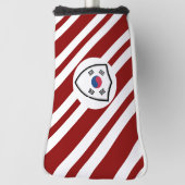 Couvre-club De Golf Drapeau sud-coréen (Tourné à 90°)