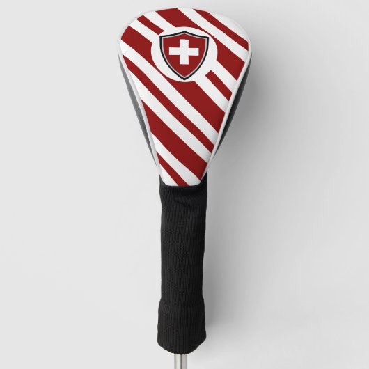 Couvre-club De Golf Drapeau suisse (Devant)