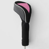 Couvre-club De Golf Drapeau triangle rose de SlipperyJoe drapeau rose (Incliné)