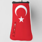 Couvre-club De Golf Drapeau turc (Tourné à 90°)