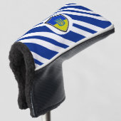 Couvre-club De Golf Drapeau ukrainien (Devant 3/4)