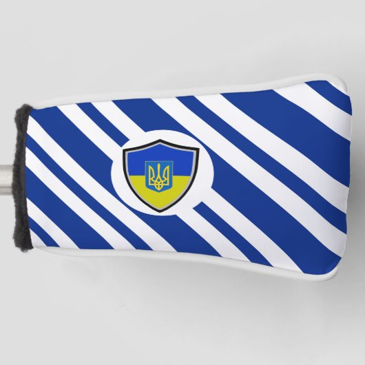 Couvre-club De Golf Drapeau ukrainien (Devant)
