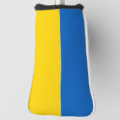 Couvre-club De Golf Drapeau ukrainien (Tourné à 90°)