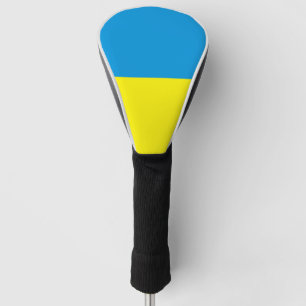 Couvre-club De Golf Drapeau ukrainien bleu et jaune