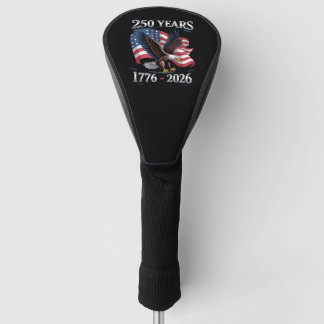 Couvre-club De Golf Drapeau USA de l'aigle du 4 juillet 250 ans 1776 2