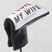 Couvre-club De Golf Drôle, J'Aime Quand Ma Femme (Devant 3/4)