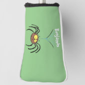 Couvre-club De Golf Drôle mignon dessin animé d'araignée moelleuse (Tourné à 90°)