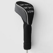 Couvre-club De Golf drôle retraite simple (Incliné)