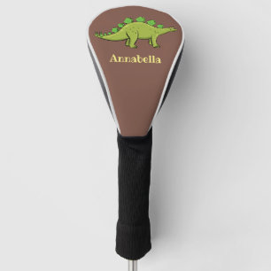 Couvre-club De Golf Drôle stegosaurus dinosaure dessin animé