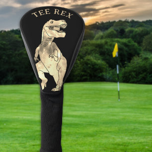 Couvre-club De Golf Drôle Tee Rex Dinosaur plaisanter