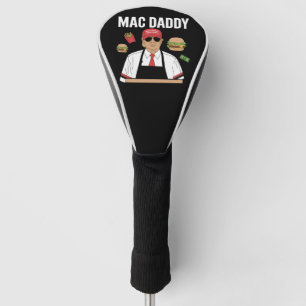Couvre-club De Golf Drôles de frites Trump faisant des frites Mac Dadd